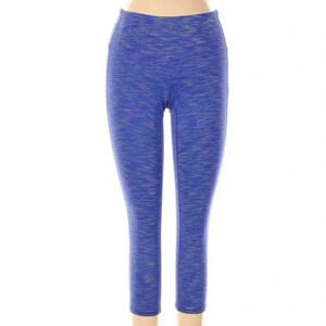 {Athleta} Purple Spacedye Print Activewear  Leggings